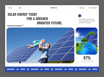 Renewable Energy Website ai artificial intelligence best website design eco friendly eco system green energy landing page renewable energy solar solar electricity solar pannel solar system sustainability sustainable turbin power turbin product ui uiux website design inspiration