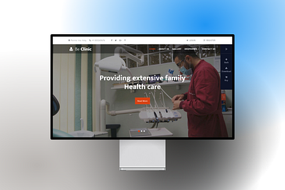 Health care landing page website design 3d animation branding graphic design logo motion graphics ui