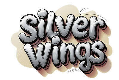 Silver Wings - Hand Drawn Bubble Font bundle decorative design fonts graphic design