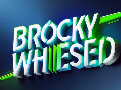 Brocky Whiesed - Experimental Font decorative fonts graphic design illustration sans serif script