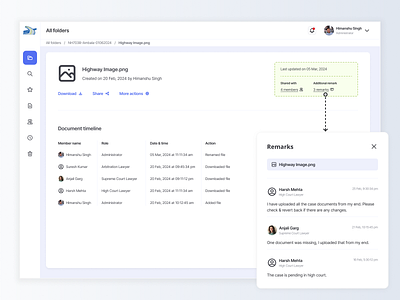 Document management system - dashboard dashboard document legal ui uidesign