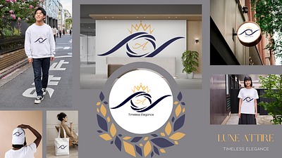 LUXE ATTIRE || FASHION LOGO DESIGN branding design fashion graphic design logo logo design