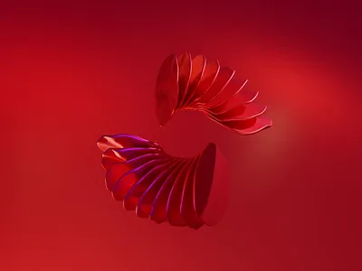 Floating in Red 3d 3d art 3d design animation branding design graphic design illustration motion graphics ui