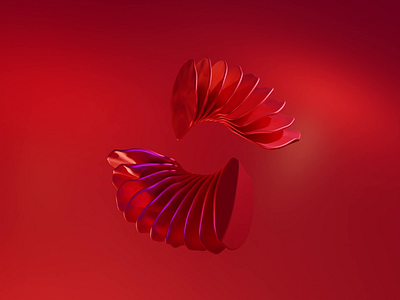 Floating in Red 3d 3d art 3d design animation branding design graphic design illustration motion graphics ui