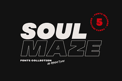 MADE Soulmaze 30% Off behancegraphic book brush display italic latin logo logotype made soulmaze 30 off modern movies music outline sansserif sansserif font trend type typeface typefamily wide