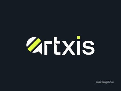 Artxis Logo Design a brand identity branding lettermark logo logo design modern logo typhography wordmark