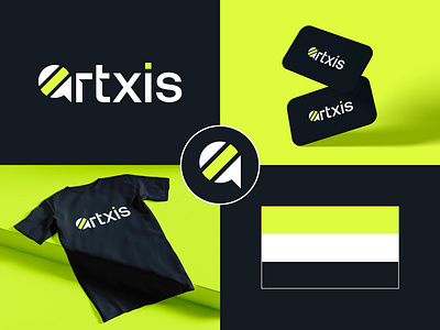 Artxis Brand Identity Design a agency brand identity lettermark logo logo design modern logo typhography wordmark