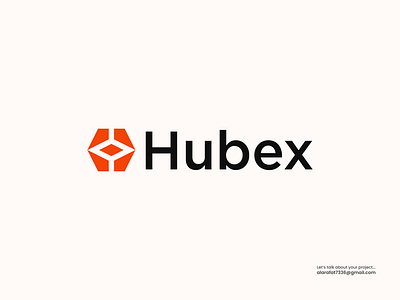 Hubex Logo Design brand identity brand logo brand mark branding business logo delivery logo h icon logistics logo logo logo design modern logo symble transport logo