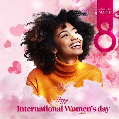 Women's Day Poster branding graphic design ui womendesigners womenindesign womensday womensday2025