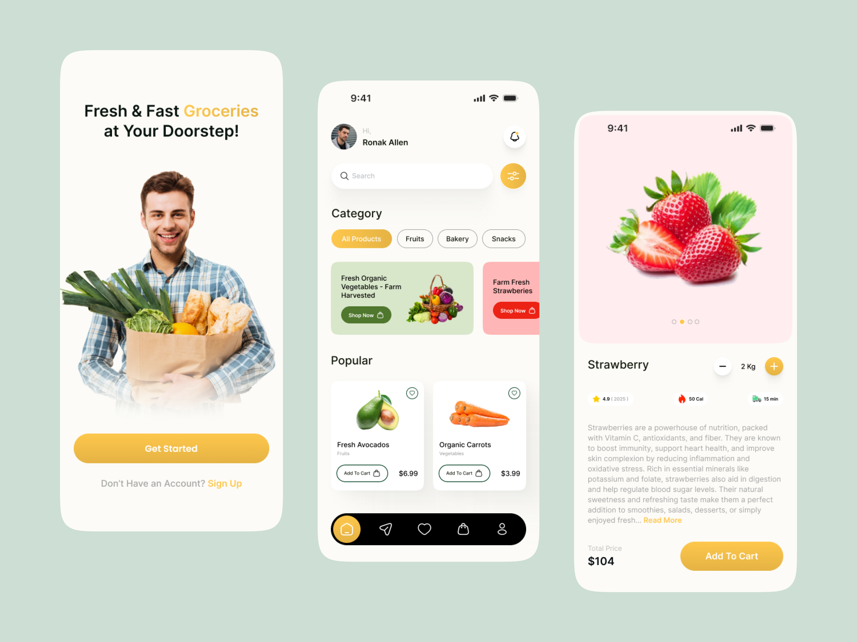 Example of E Commerce Website Design 5 Pages