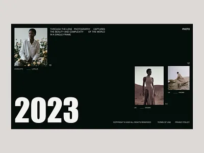 2023 FAV PHOTO concept desktop elegant inspiration modern product design simple typography ui uiux ux web design