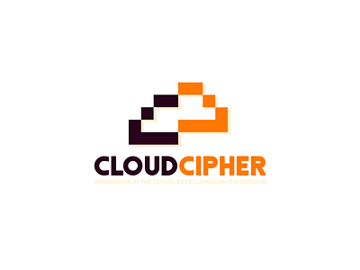 Data + Cloud ai beat cipher cloud cool data digital flat initial letter c logo modern monogram c orange process simple sofwatre tech techy