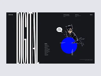 USELESS comic concept darkmode design desktop elegant product product design simple typography ui ux uxui visual design