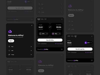 Swap/Buy token widget apple pay bitcoin buy buy crypto buy token crypto crypto widget degen onramp swap swap token token token ui web3 widget widget ui