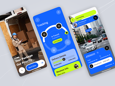 Parcel Delivery Mobile App app design booking app courier app courier service delivery delivery app logistics app mobile app mobile app design package package delivery parcel app parcel booking parcel delivery parcel tracking parcel tracking app shipping app design transport ui uiux