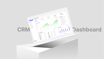 CRM Dashboard crm dashboard design saas ui ux webdesign website