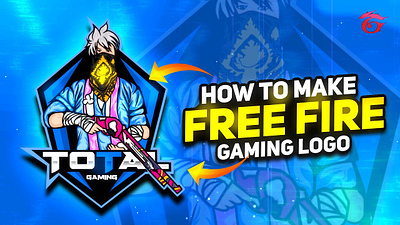 How to make Free Fire Logo | Complete Logo Design branding freefire gaminglogo logo ui