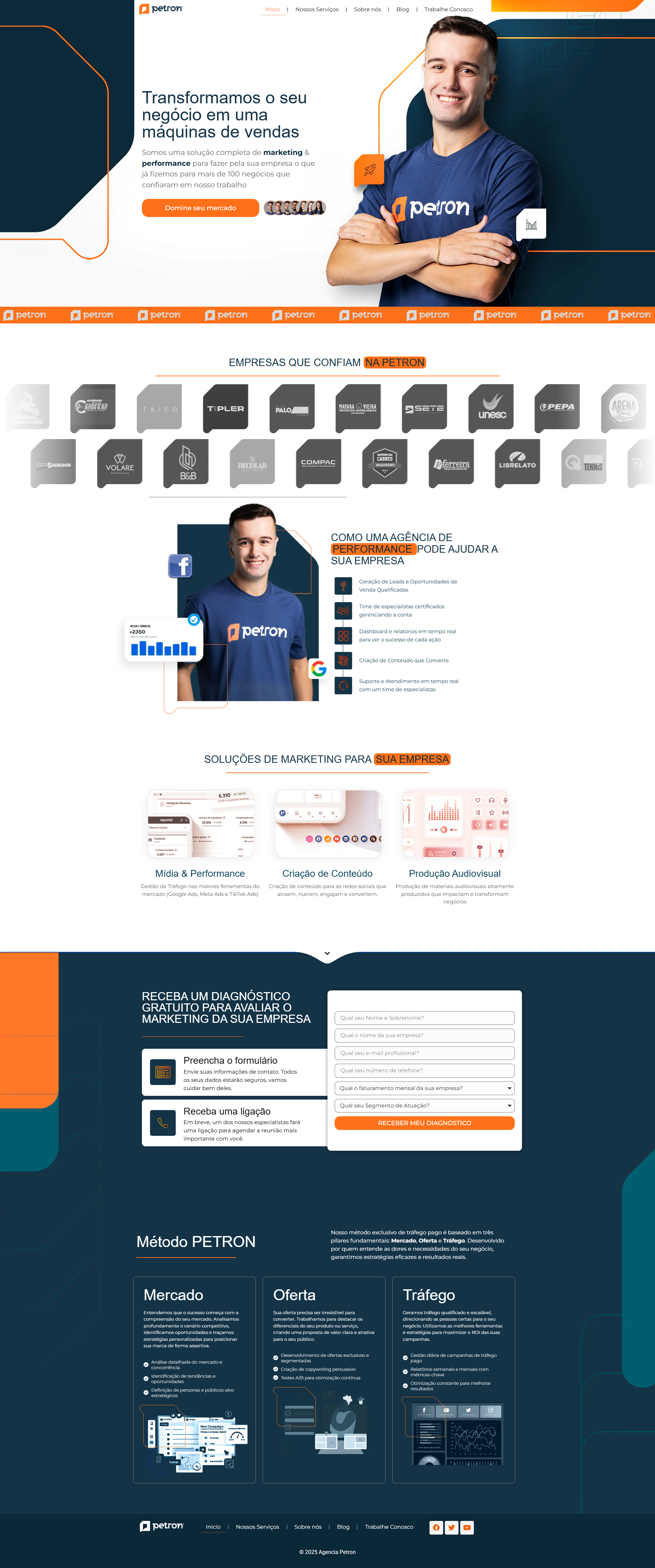 Landing page - Agency agency landing page website