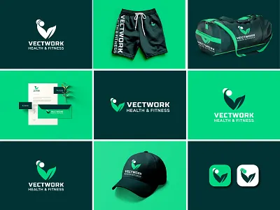 Gym logo | Fitness Logo | Workout Logo Design branding design fitness logo gradeint gym logo health and fitness logo iconic identity illustration logo logo design modern v logo workout logo