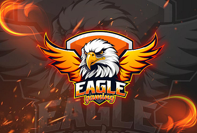 Free Logo For eagle Army | creative logo 3d animation branding graphic design logo motion graphics