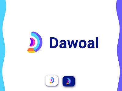 Dawoal icon Design with full branding design graphic design logo vector