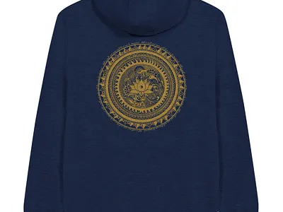 Commissioned Design customised design hoodie illustration lotus mandala procreate t shirt design