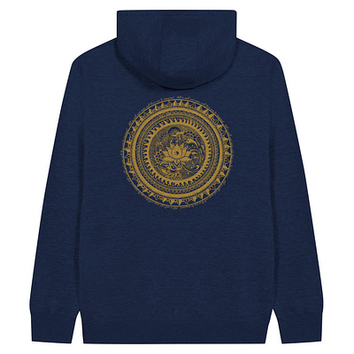 Commissioned Design customised design hoodie illustration lotus mandala procreate t shirt design