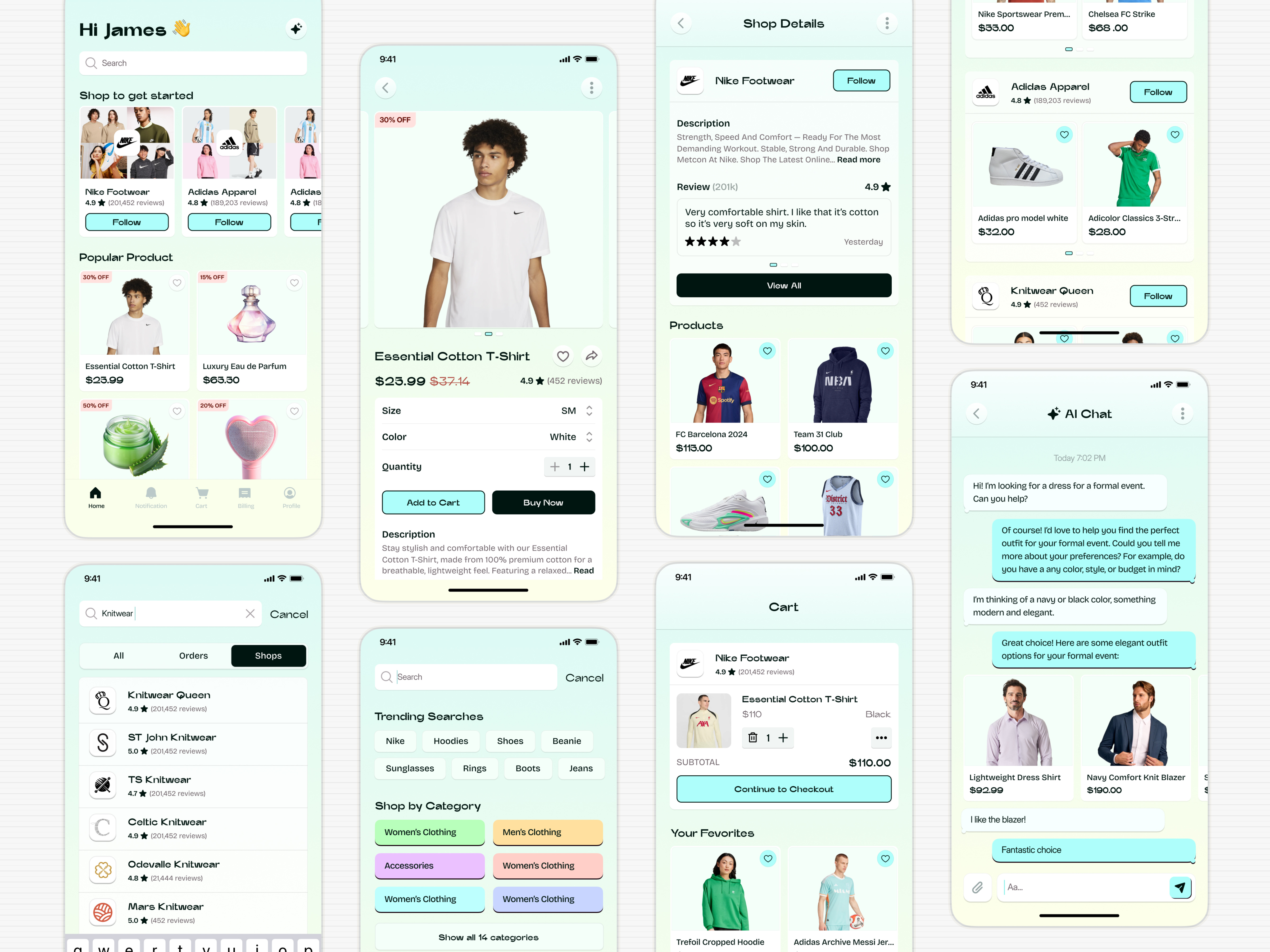 Example of Mobile App UI UX Design