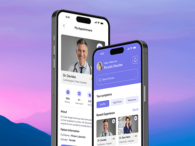 Healthcare UX/UI – A Smart Doctor Appointment App app appoitment booking dental design healthcare healthcare mobile healthcare mobile app medical medical application mobile application mobileapp surgical ui ux