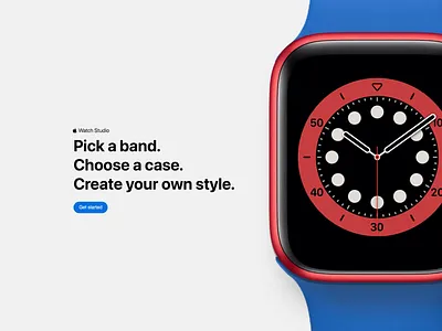 Apple Watch Studio animation apple watch ecommerce ui
