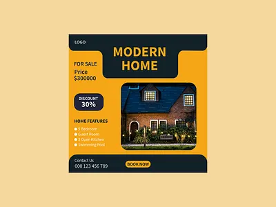 Real Estate social Media post template advertising bedroom design discount graphic design house house sale post instagram story modern home post product sale sale post social media ads stylish unique