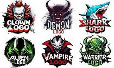 Multilple logo by sacry logo 3d graphic design logo motion graphics scary logo ui