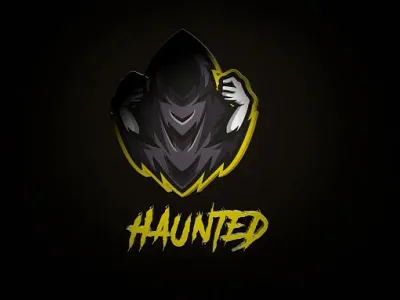 haunted logo animation logo motion graphics ui