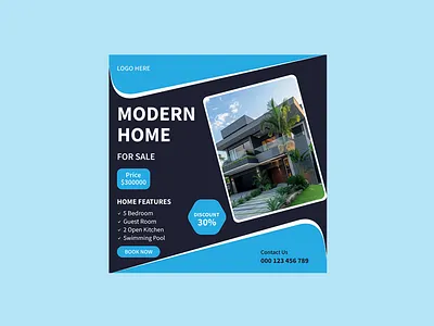 Real Estate social Media post template advertising bedroom design discount graphic design house house sale post instagram post instagram story modern home post sale post social media ads stylish unique