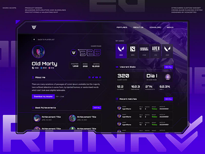 Gamercraft Landing Page by Koncepted on Dribbble