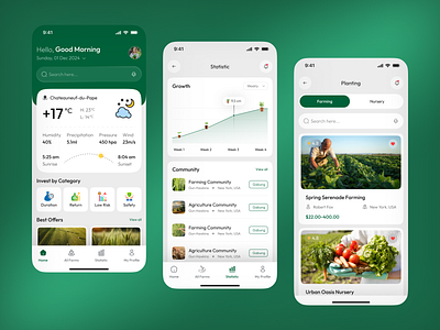 Farming Mobile App agriculture agriculture app agriculture mobile app agro tech app app design farm farm app farmer farming farming app farming mobile app mobile app mobile ui product design smart farm