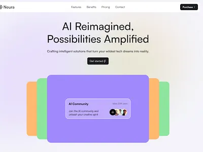 SaaS / Startup Website design framer saas web design