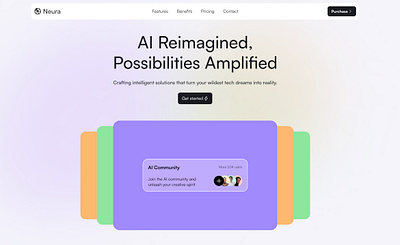 SaaS / Startup Website design framer saas web design
