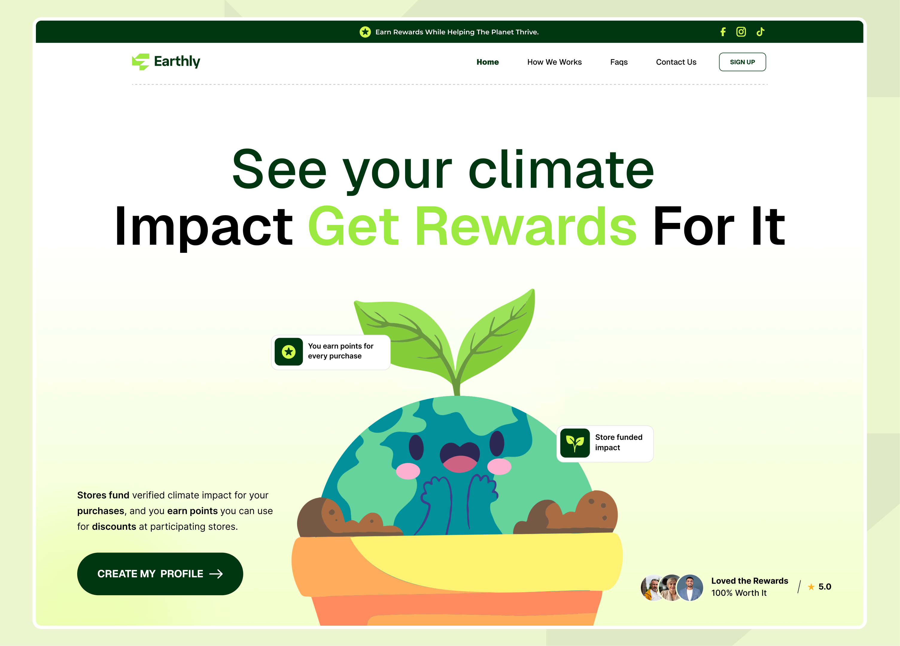 Earthy Landing Page Design figma landing page landing page design ui ux design