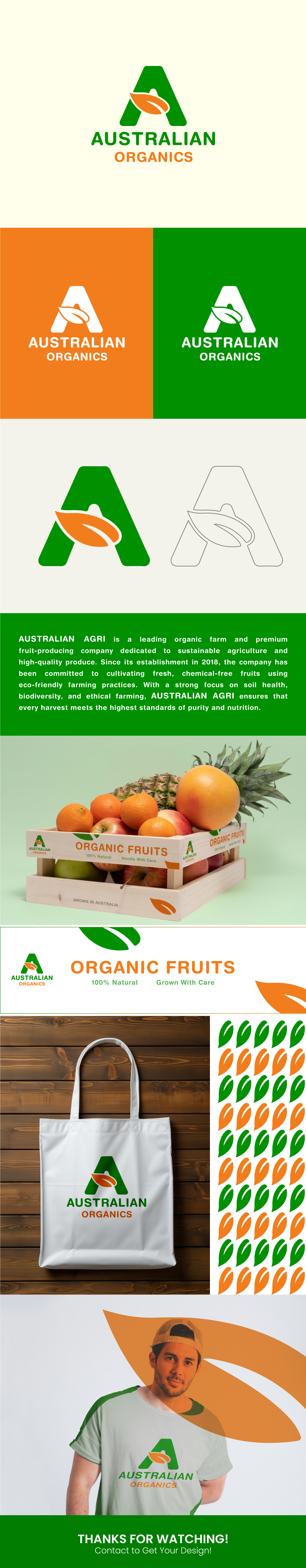 Example of Agriculture Logo Design & Brand Identity