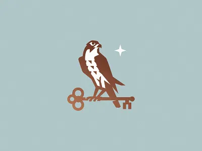 Peregrine Falcon Logo bird branding classic eagle falcon illustration logo luxury mark minimal negative space