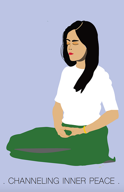 Channeling Inner Peace illustration