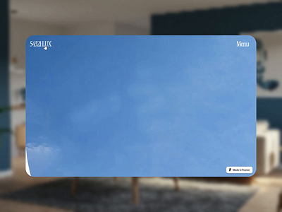 Luxury Real Estate Website animation framer landing page ui ux website