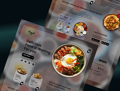 iFood - Website UI/UX Design animation branding design figma food graphic design ifood logo motion graphics new online order ui uiux ux web website