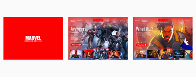 Marvel Cinematic Universe ui ux