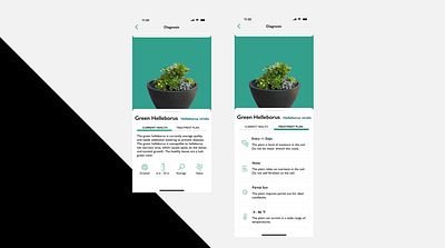 The Green House Mobile App ui ux