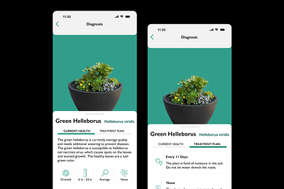The Green House Mobile App ui ux