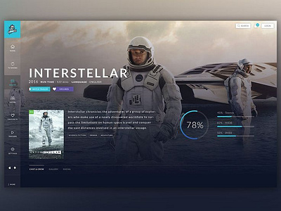 Movie Streaming Websites UI Design Free