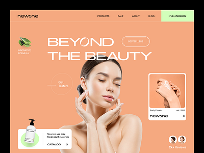 Newone Website design interface product service startup ui ux web website
