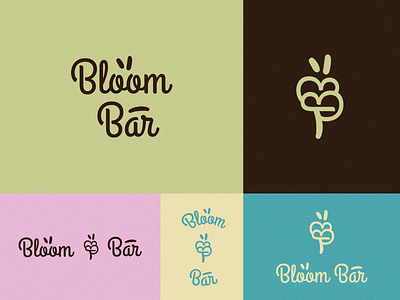 Bloom Bar Logo Design brand designer brand identity branddesign brandidentity branding branding design cafe coffee coffee place cottage core cottagecore florist logo logo design logo designer logodesign logodesigner